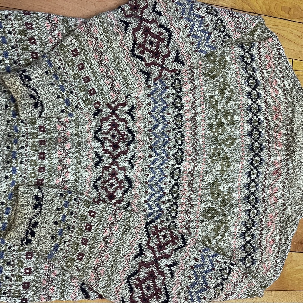 Vintage Multicolor Fair Isle Cardigan - Picture 6 of 6